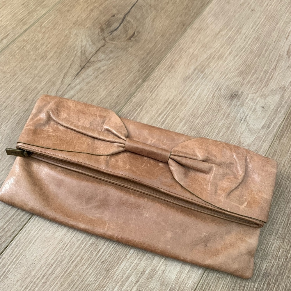 HOBO leather clutch